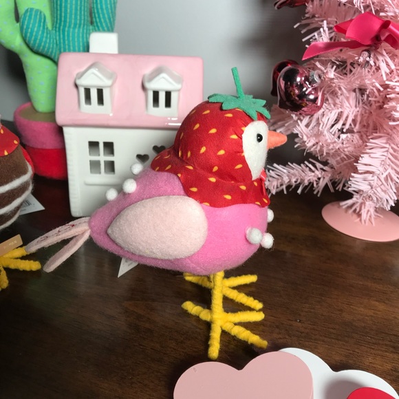 Target Spritz 2021 Poppy & Rowan Strawberry Valentine’s Day Birds  NWT! - Picture 7 of 10